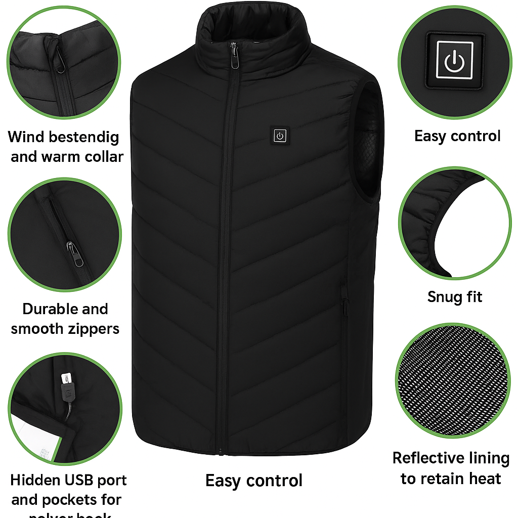 Backcountry Heated Vest Women's - Multi-Zone Heating & Windproof